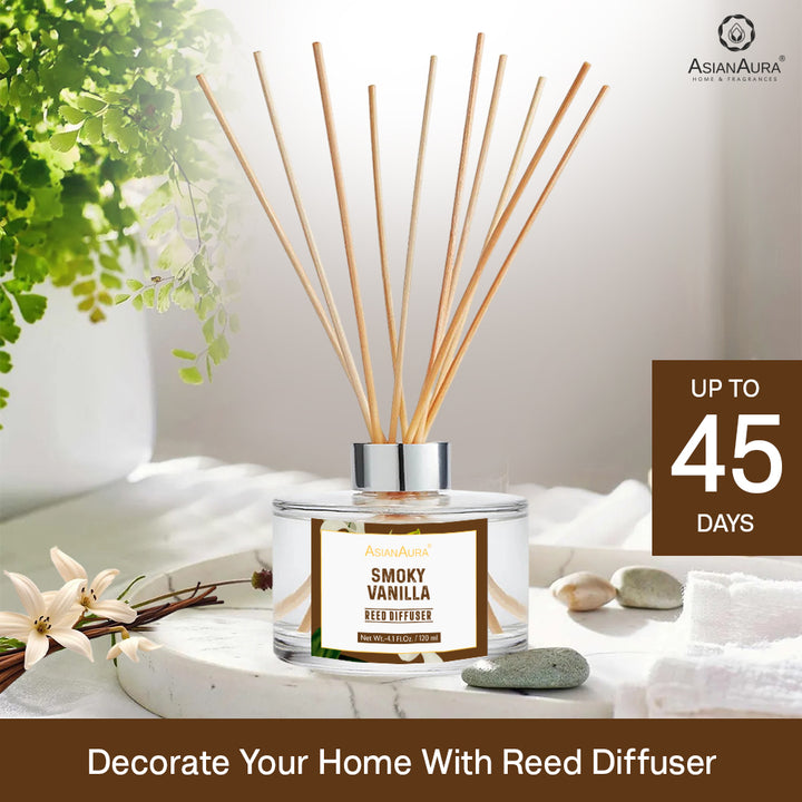 Smoky Vanilla Reed Diffuser - 120 ml