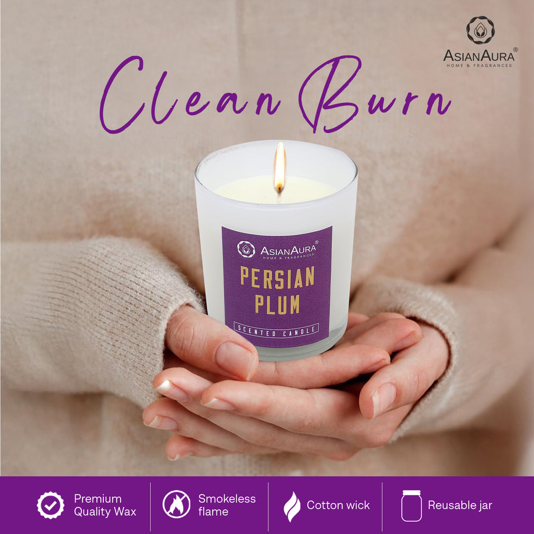 Scented Jar Candle - Persian Plum
