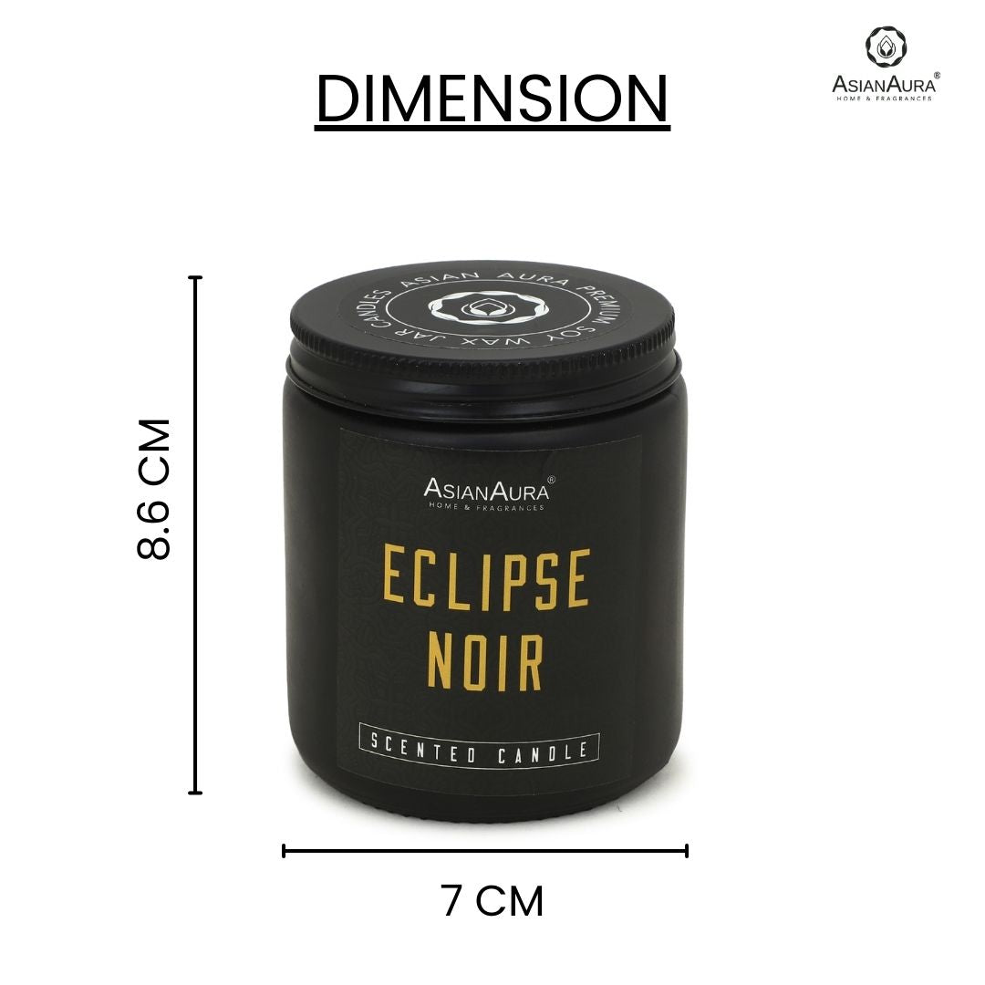 Black Screw Jar Candle - Eclipse Noir