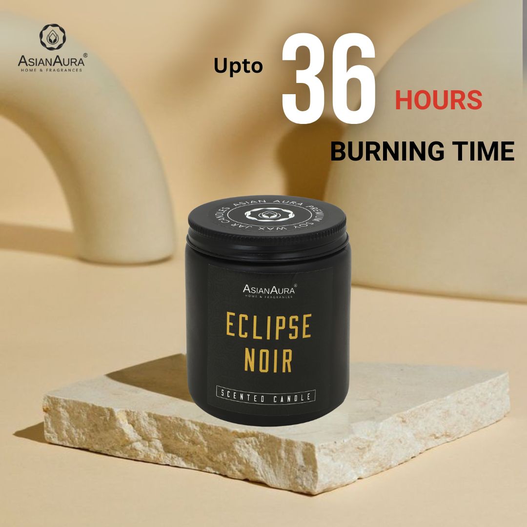 Black Screw Jar Candle - Eclipse Noir