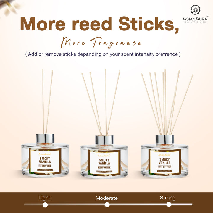 Smoky Vanilla Reed Diffuser - 120 ml