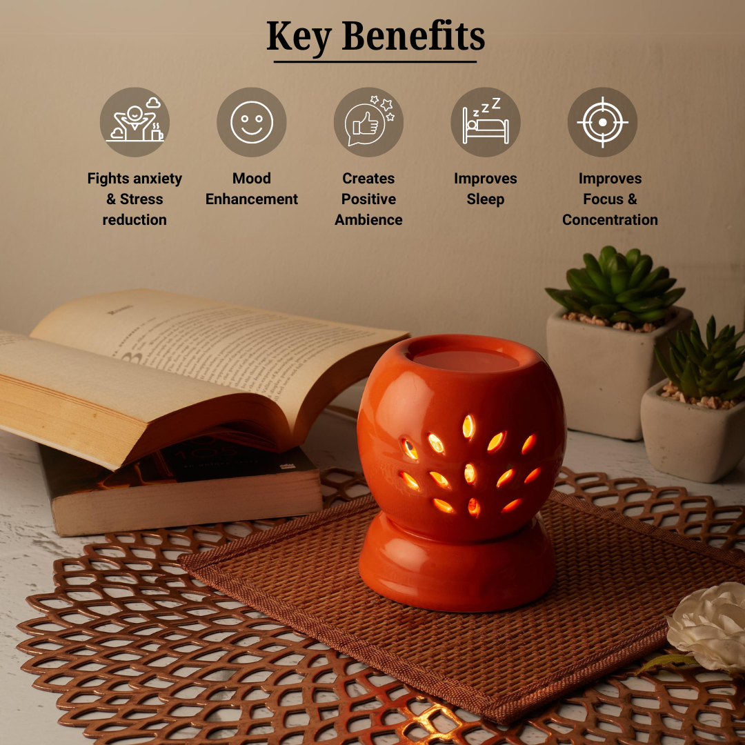 Orange Round Shaped Electric Diffuser