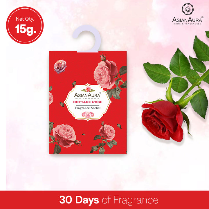 Cottage Rose Fragrance Sachet - 15g