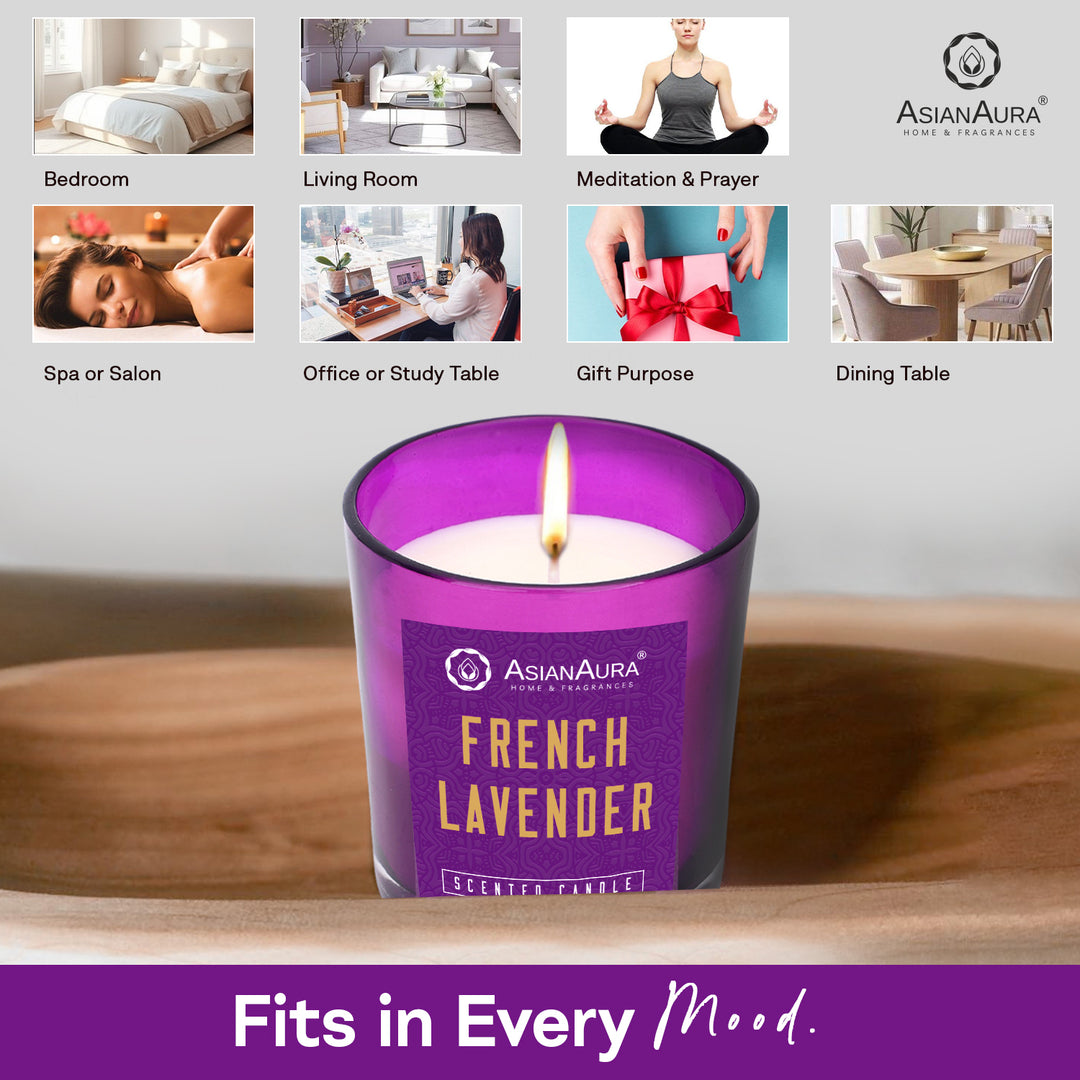 Scented Jar Candle - French Lavender
