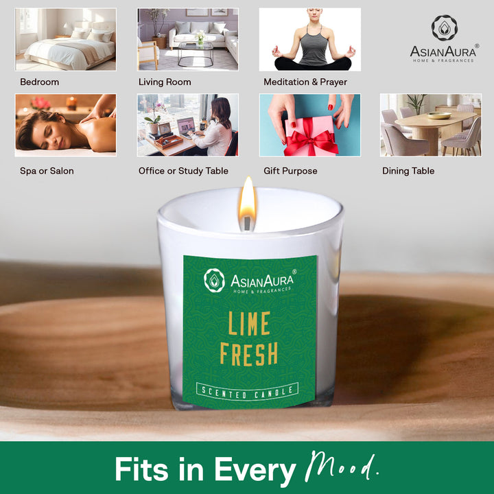 Scented Jar Candle - Lime Fresh