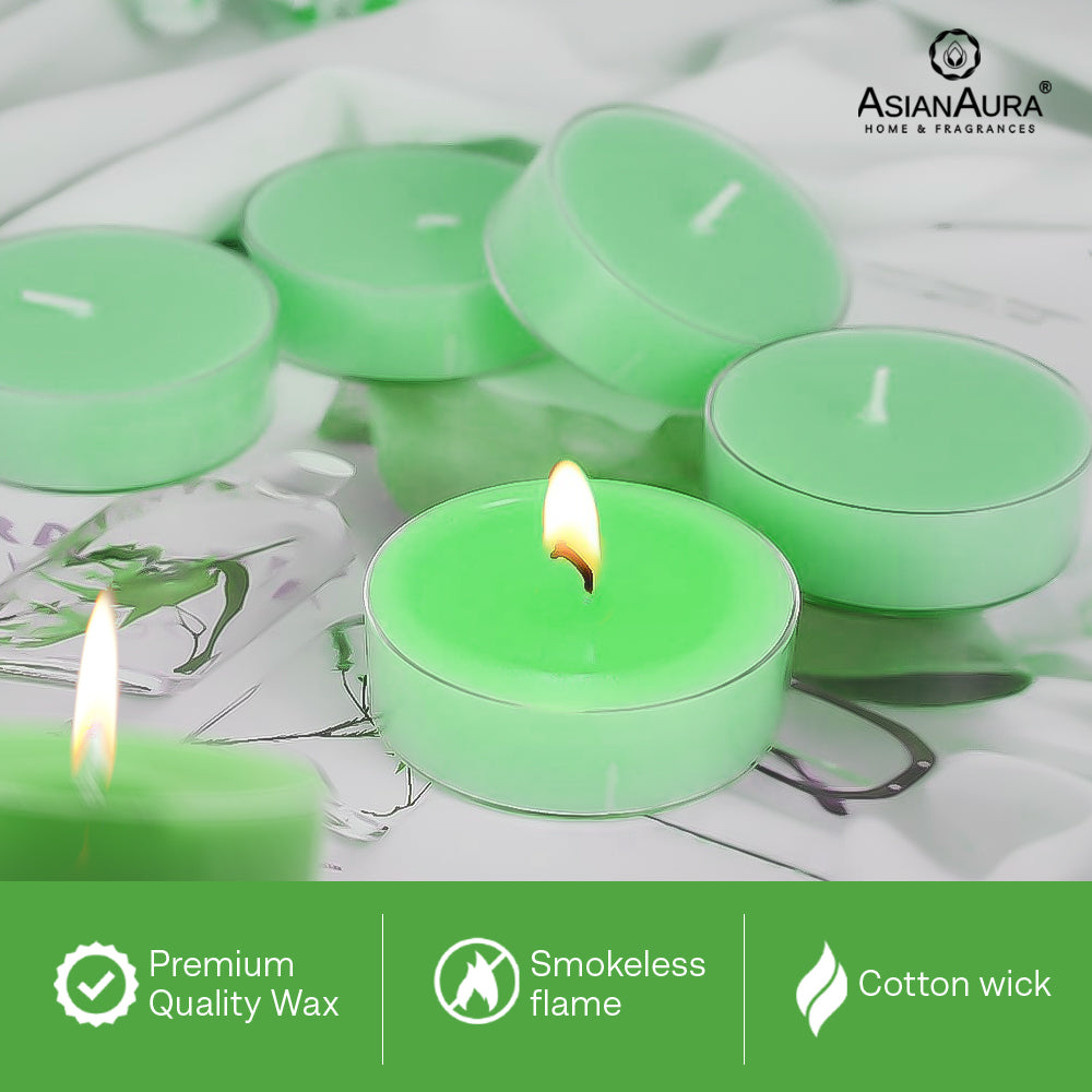 Lemongrass T-Light Candles - Pack of 12