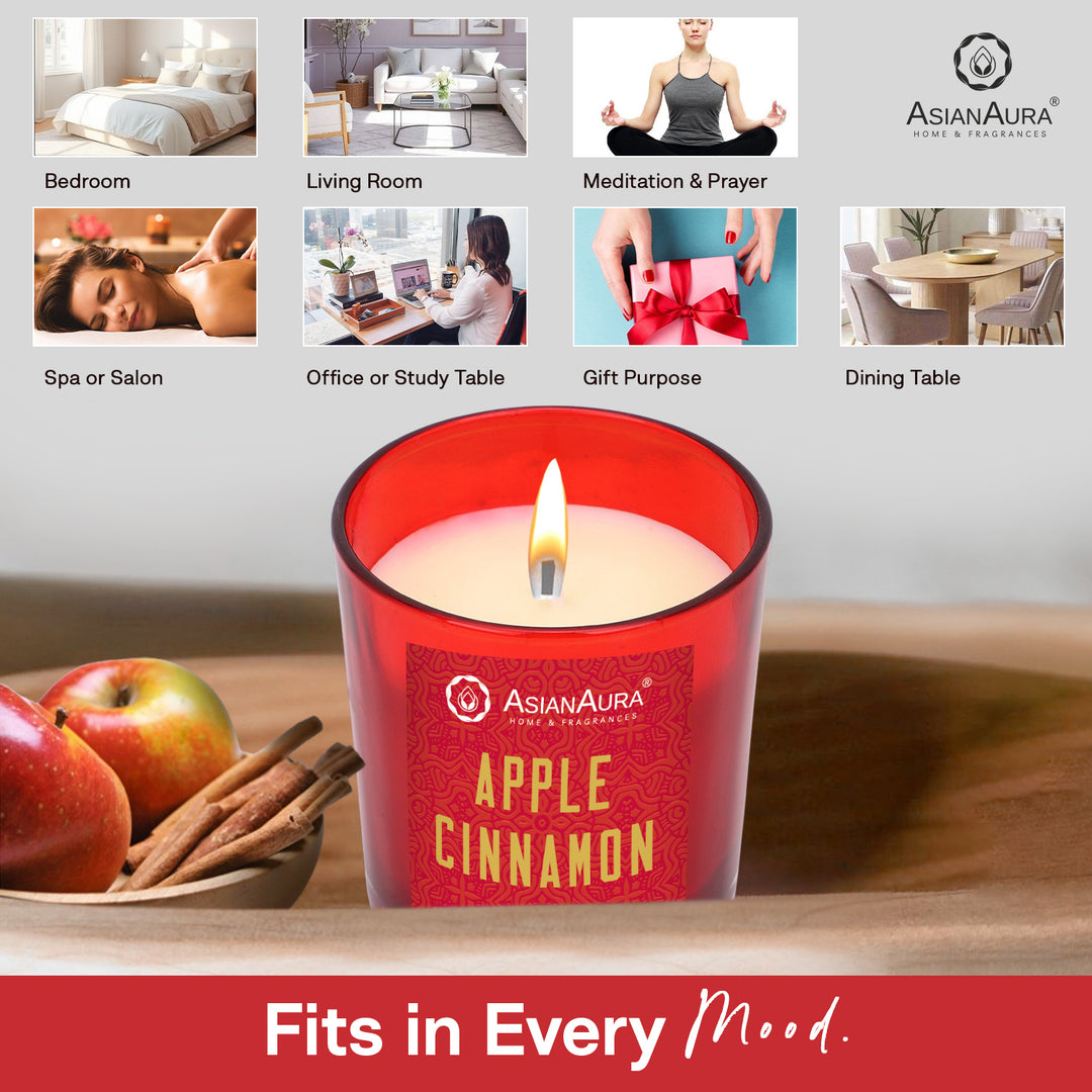 Scented Jar Candle - Apple cinnamon