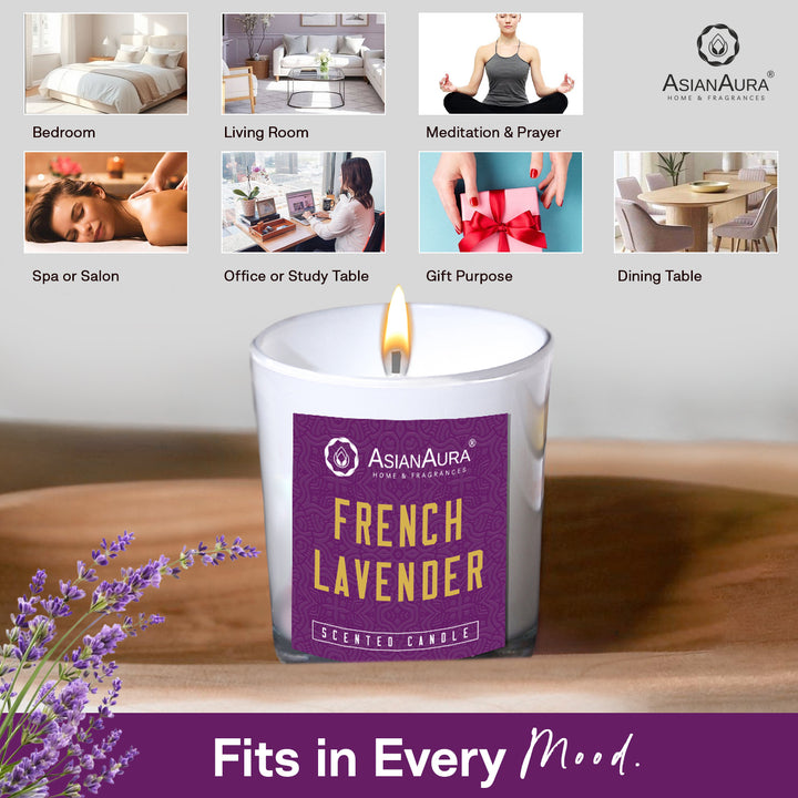 Scented Jar Candle - French Lavender