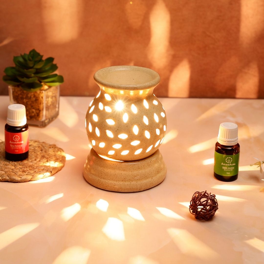 Pot Shaped Electric Diffuser - Brown