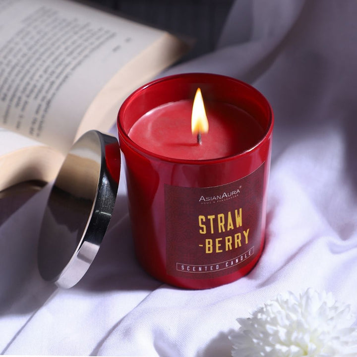 Scented Jar Candle - Strawberry