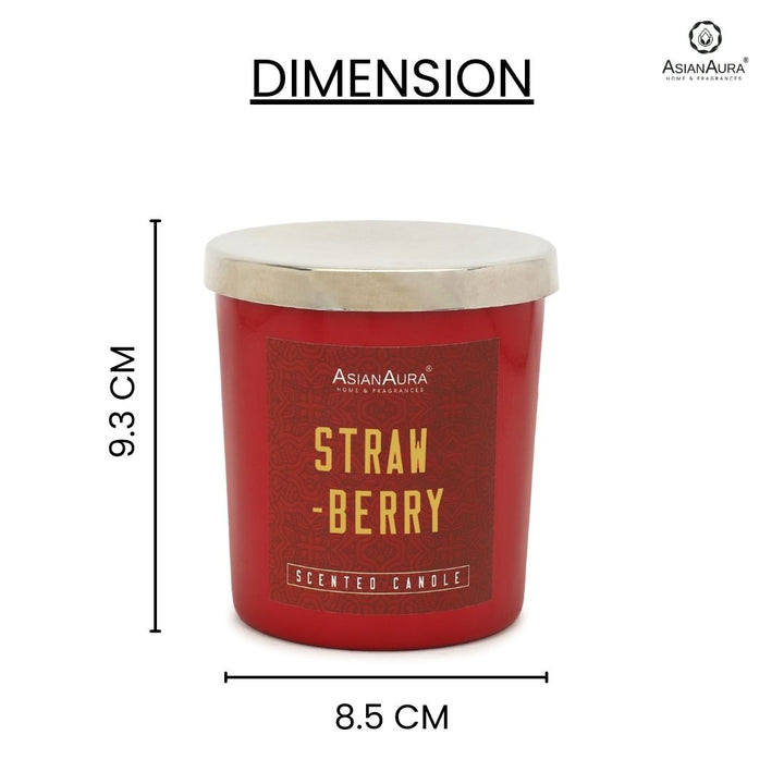 Scented Jar Candle - Strawberry