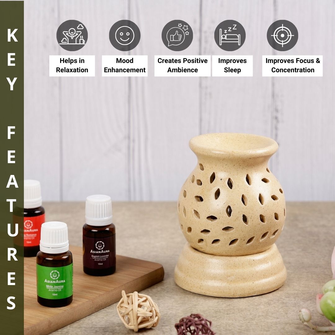 Pot Shaped Electric Diffuser - Brown