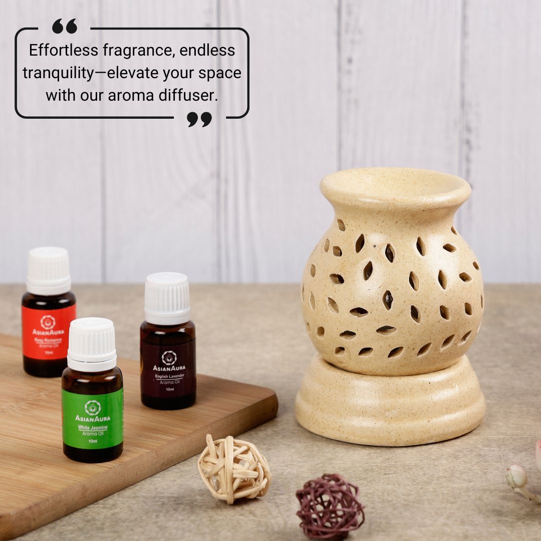 Pot Shaped Electric Diffuser - Brown