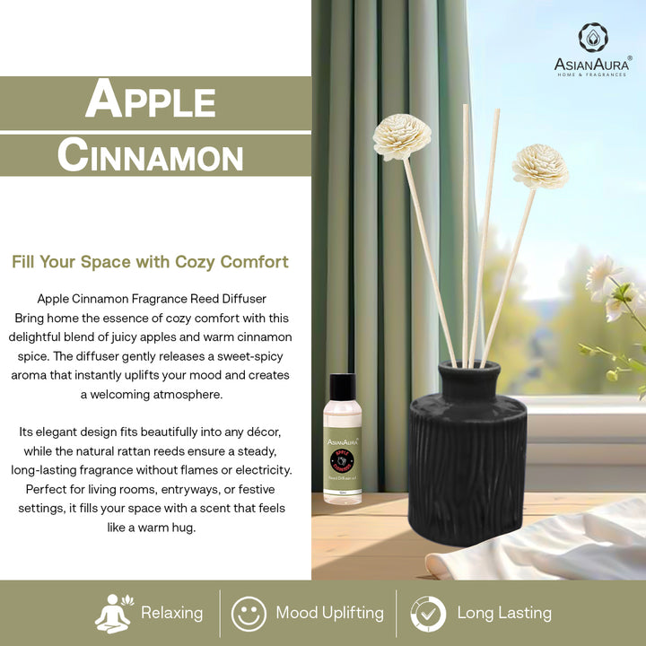 Handcrafted Reed Diffuser - Apple cinnamon