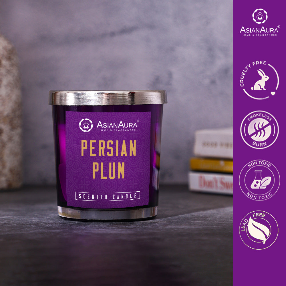 Scented Jar Candle - Persian Plum