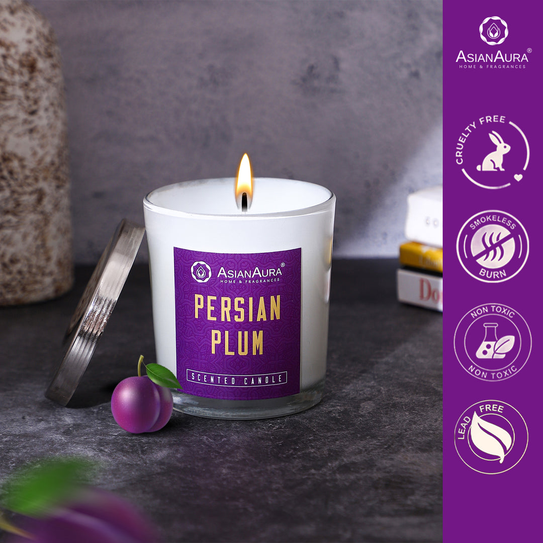 Scented Jar Candle - Persian Plum