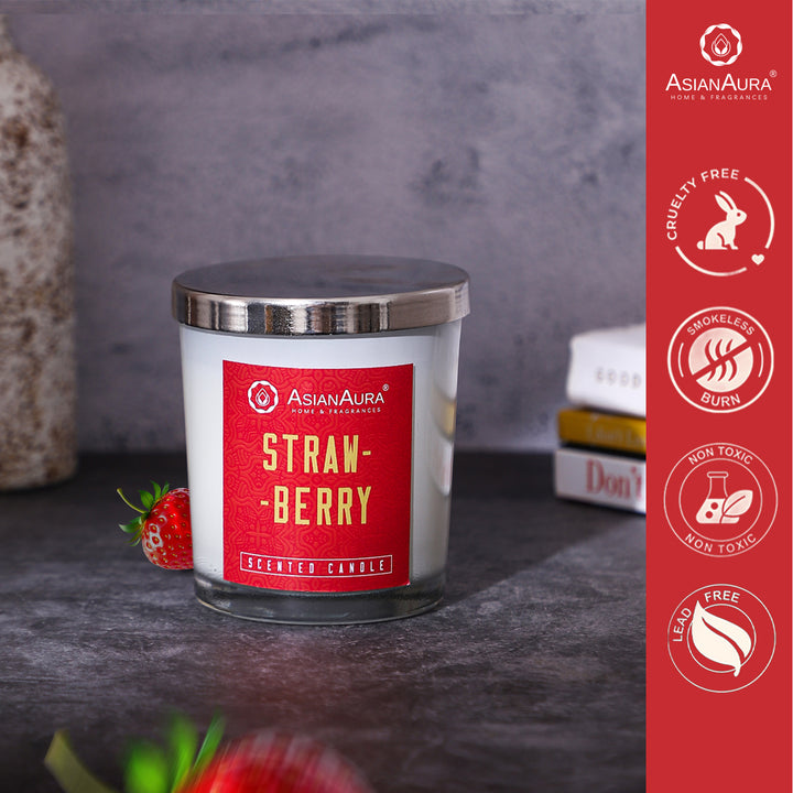 Scented Jar Candle - Strawberry