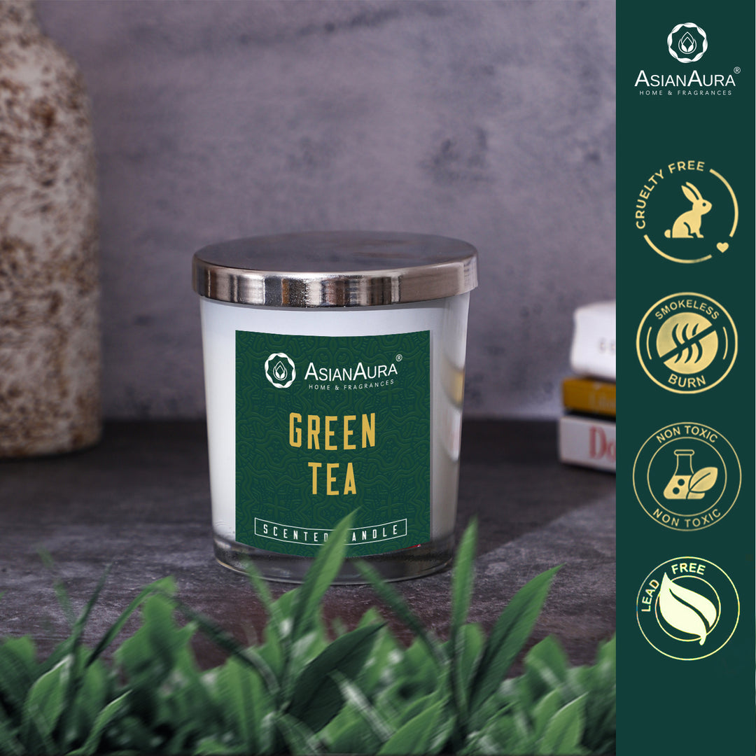 Scented Jar Candle - Green Tea