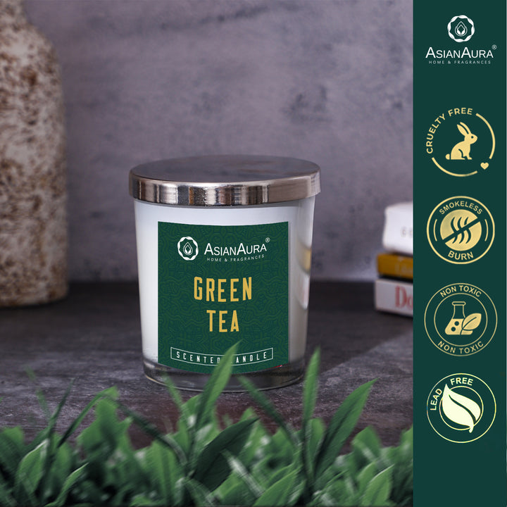 Scented Jar Candle - Green Tea