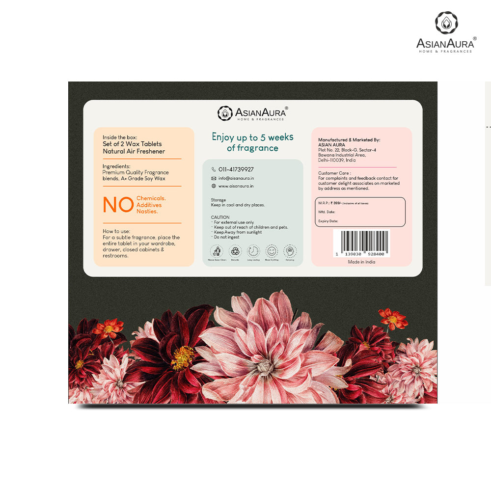 Scented Wax Tablet - Rose