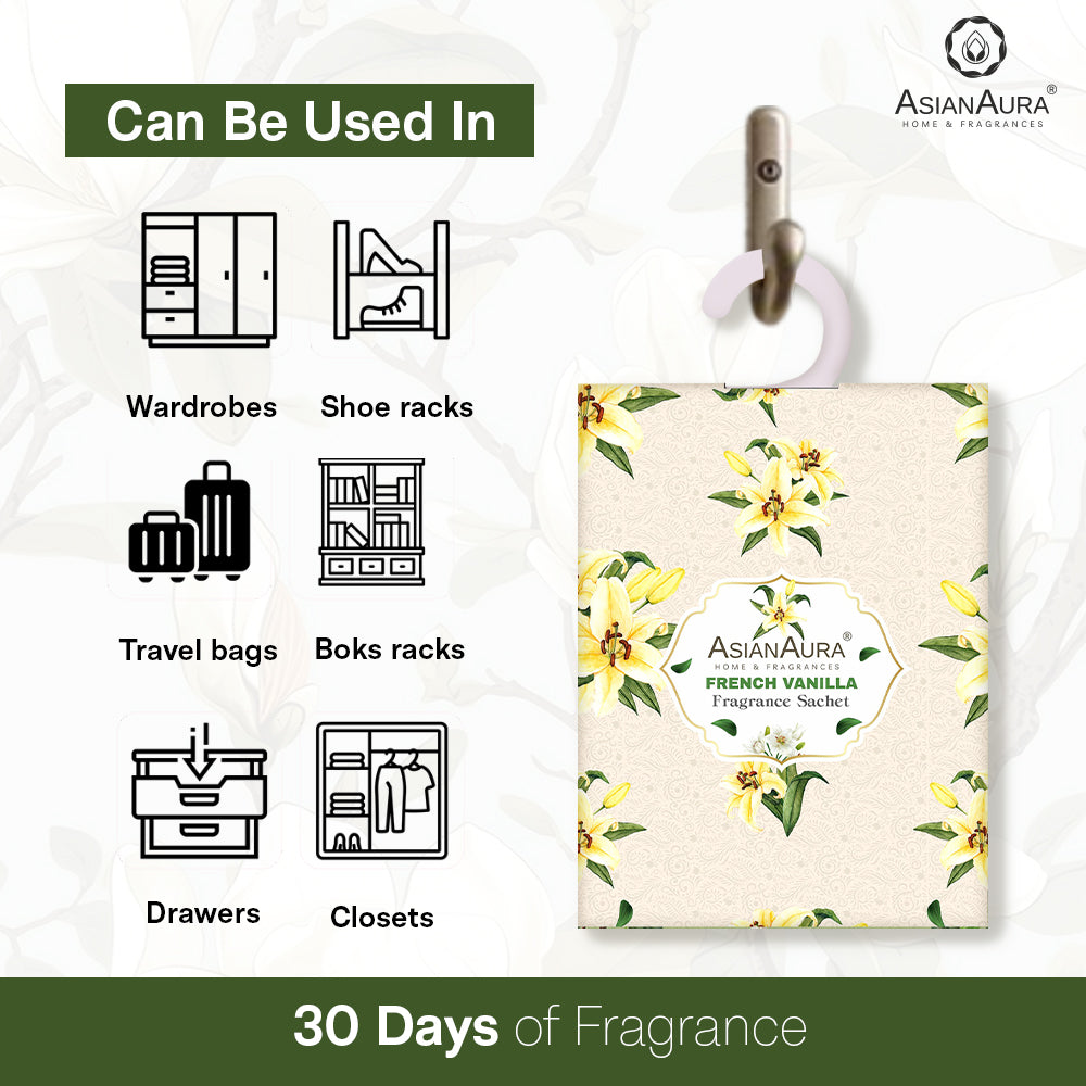 French Vanilla Fragrance Sachet - 15g