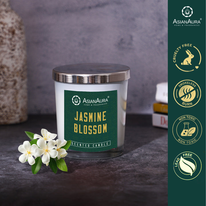 Scented Jar Candle - Jasmine Blossom