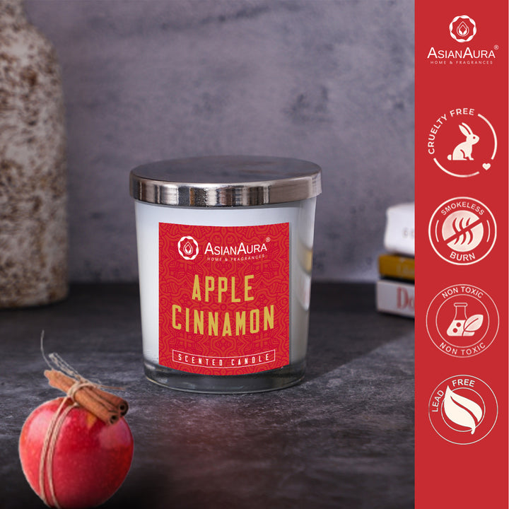 Scented Jar Candle - Apple Cinnamon