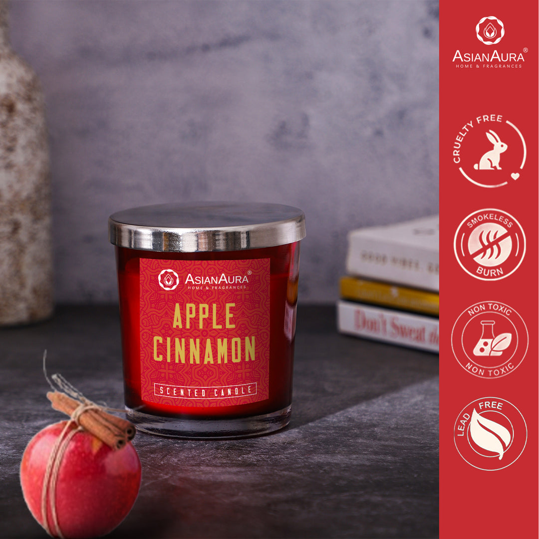 Scented Jar Candle - Apple cinnamon
