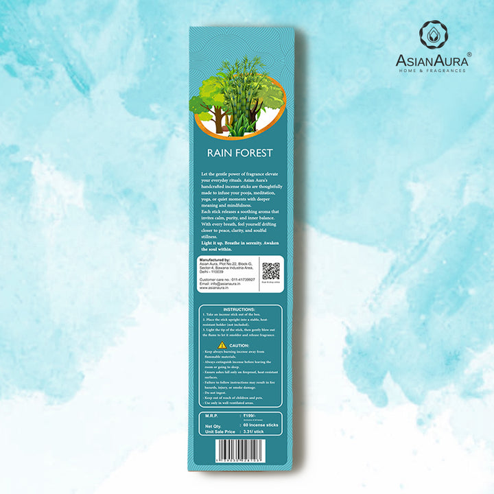 Premium Incense Sticks - Rain Forest (60N)