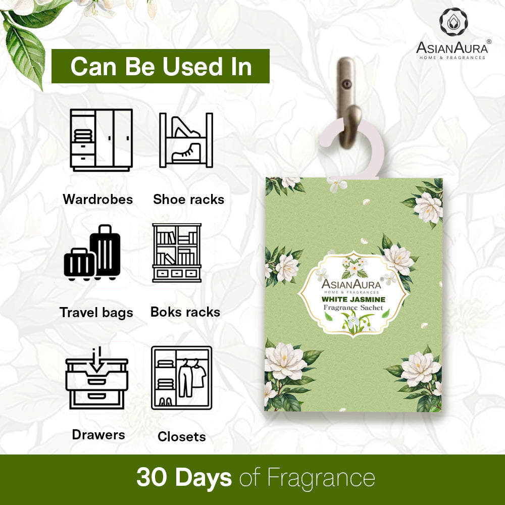 White Jasmine Fragrance Sachet - 15g