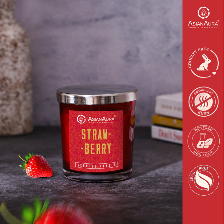 Scented Jar Candle - Strawberry
