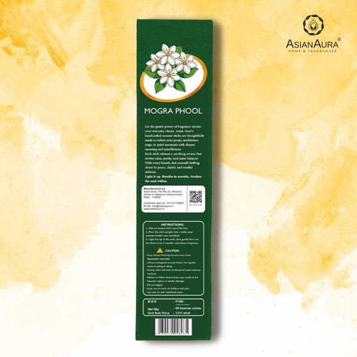 Premium Incense Sticks - Mogra Phool (60N)