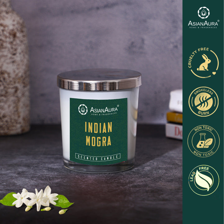 Scented Jar Candle - Indian Mogra