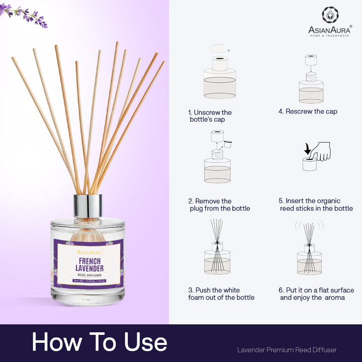 French Lavender Reed Diffuser - 50 ml
