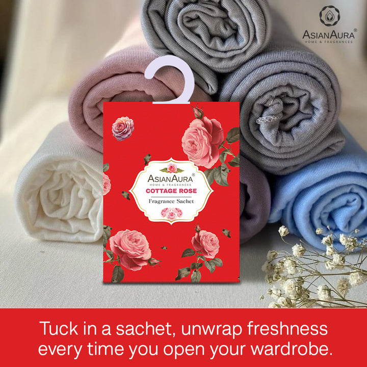 Cottage Rose Fragrance Sachet - 15g