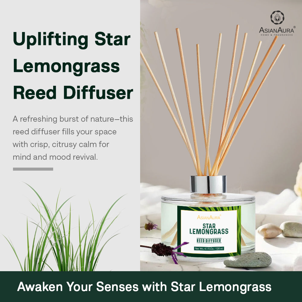 Star Lemongrass Reed Diffuser - 120 ml