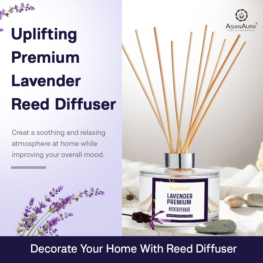 Lavender Premium Reed Diffuser - 120 ml