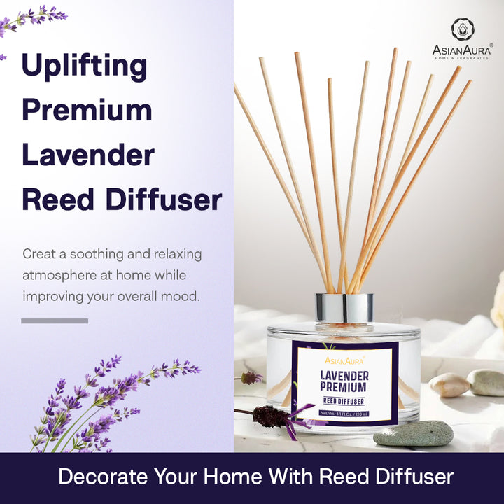 Lavender Premium Reed Diffuser - 120 ml