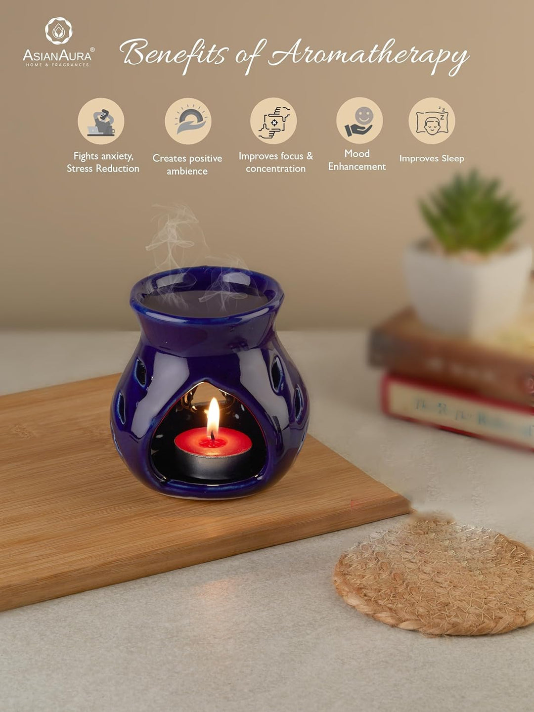 Blue Candle Diffuser