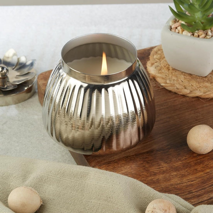 French Lavender Metal Jar Candle