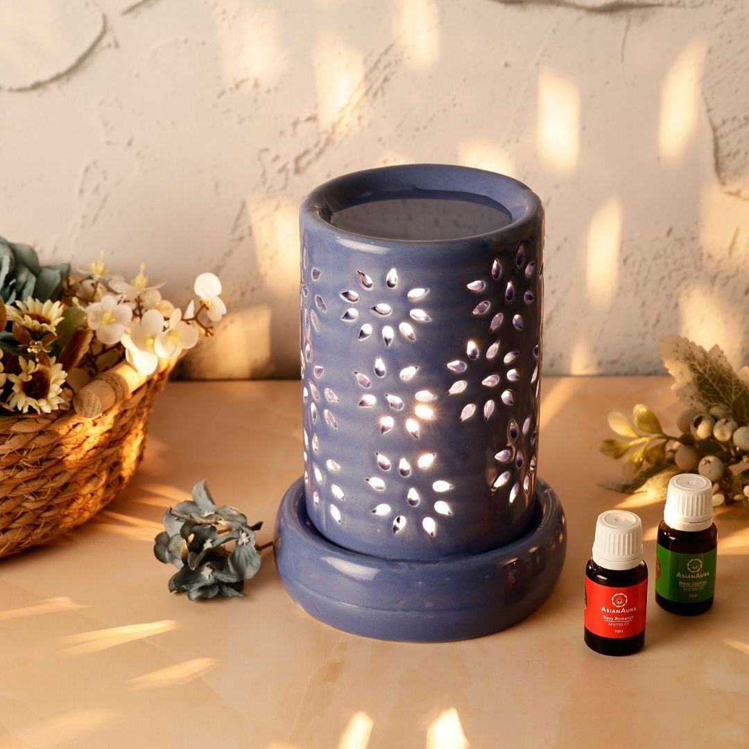 Cylindrical Shaped Electric Diffuser - Purple
