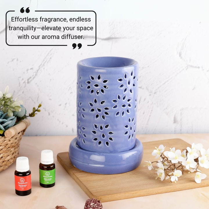 Cylindrical Shaped Electric Diffuser - Purple