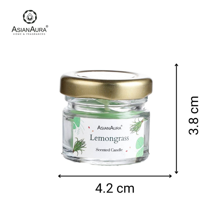 Mini Glass Jar Candle - 31 ml (Pack of 6)