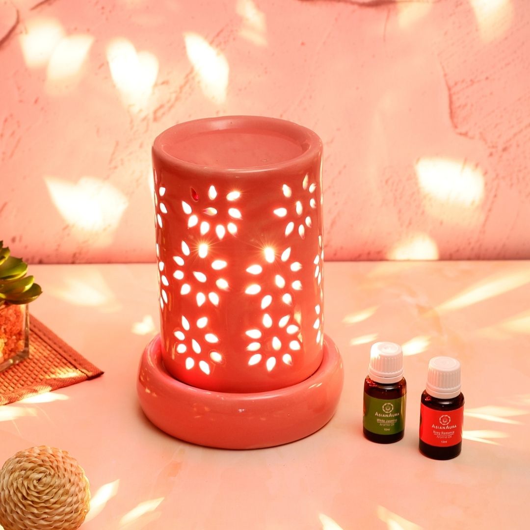 Cylindrical Shaped Electric Diffuser - Peach