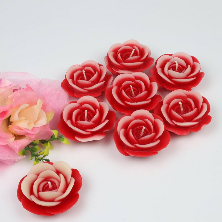 Rose Flower Candle (Pack of 12)