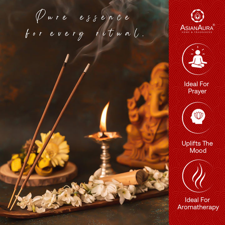Premium Incense Sticks - Fresh Rose (60N)