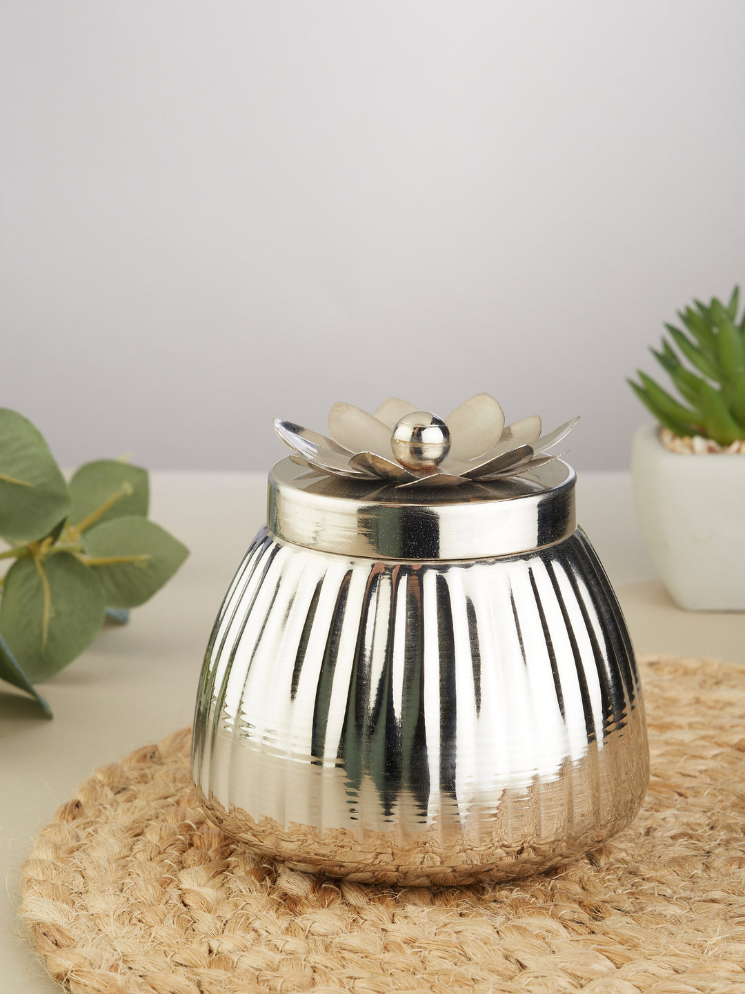 French Lavender Metal Jar Candle