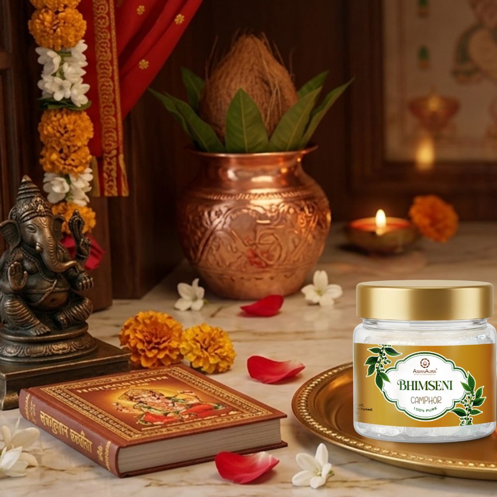 Premium Bhimseni Camphor for Daily Rituals