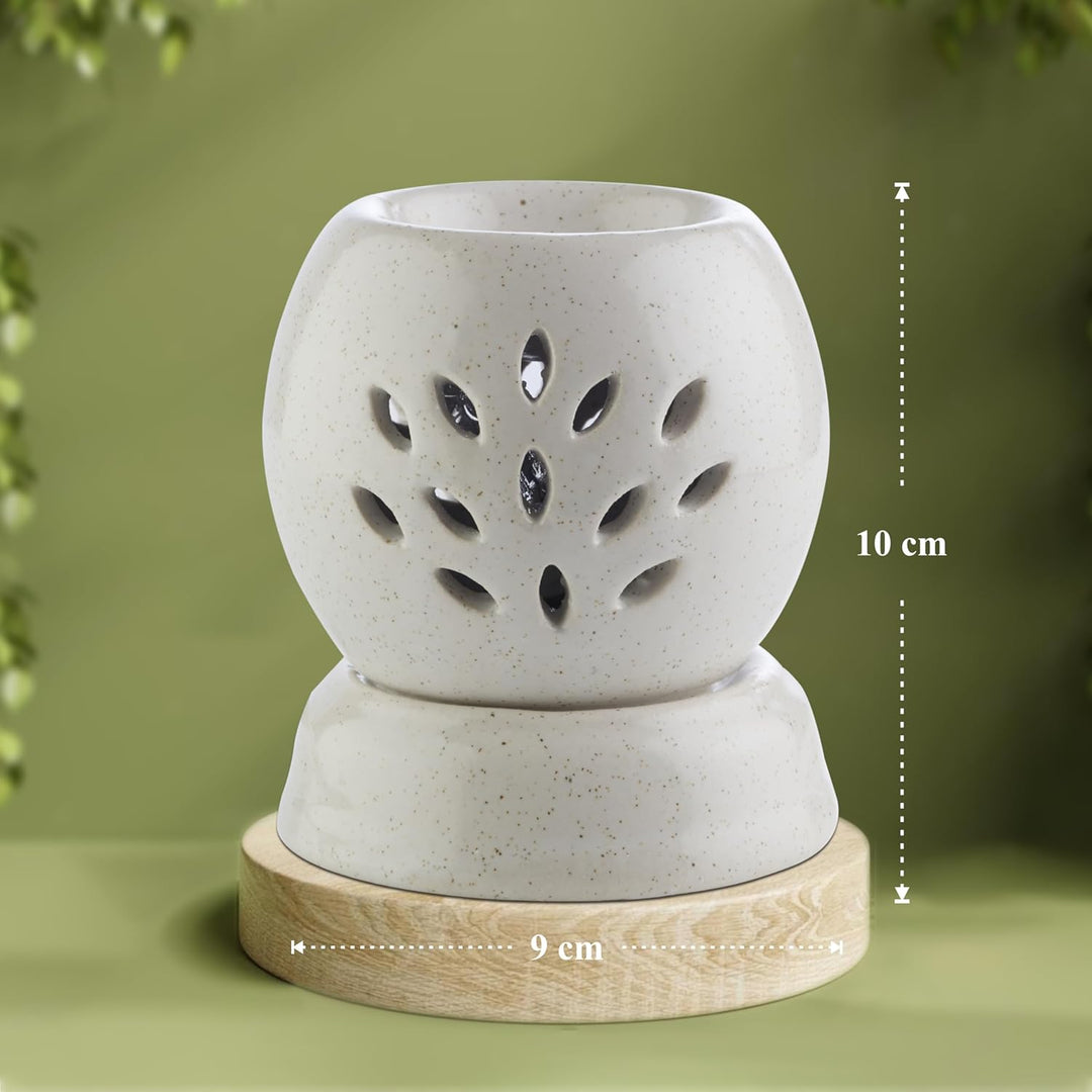 Ceramic oil diffuser for bedroom and office