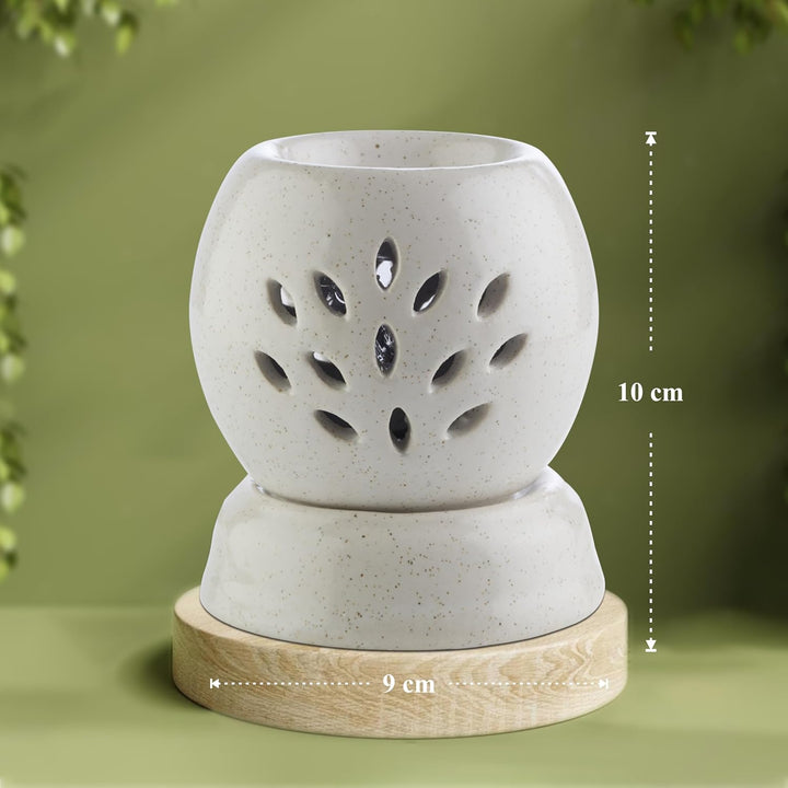 Ceramic oil diffuser for bedroom and office